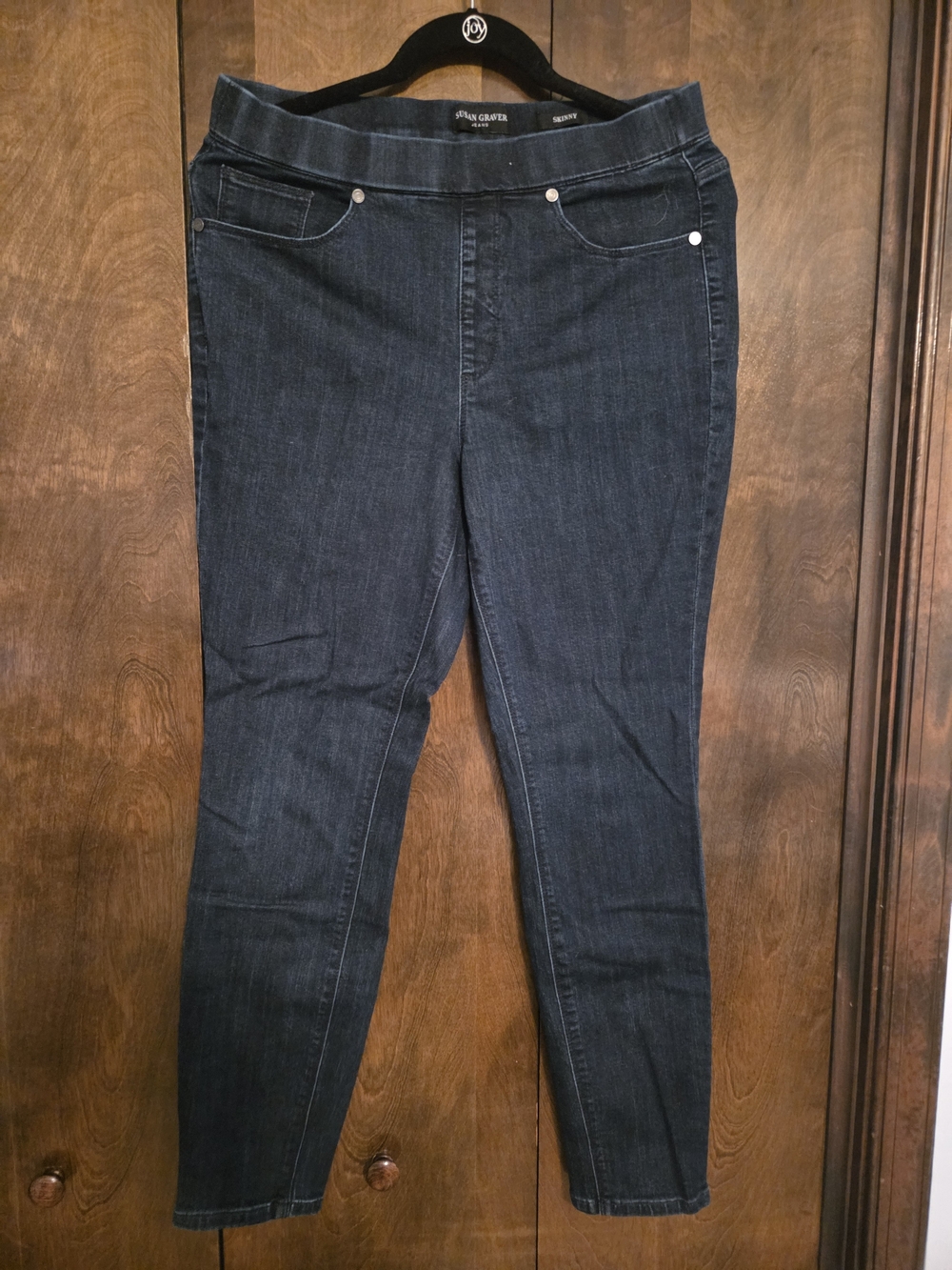 Susan Graver Stretch Dark Indigo Women’s Jeans
